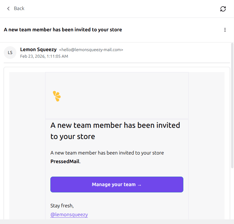 Message detail view used for AI draft workflow